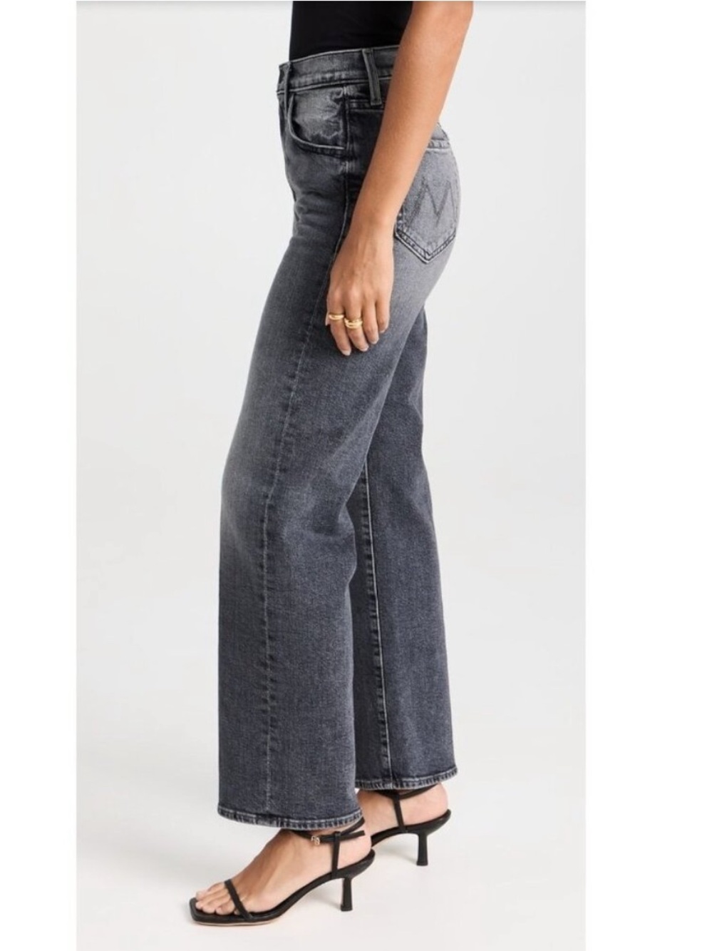 MOTHER Superior The Rambler Zip Flood Jeans Size 30 Straight Leg in Outta Sight - Picture 3 of 10